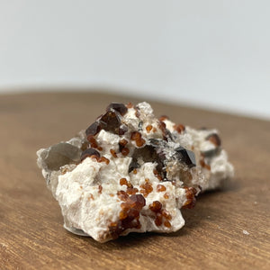 Spessartine Garnet with Hyalite Opal (UV Reactive)