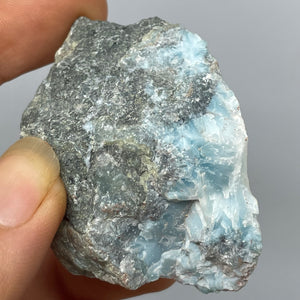 Larimar semi polished specimen