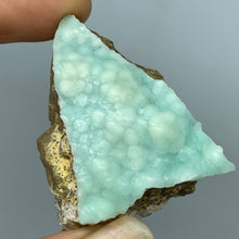 Blue Aragonite specimen