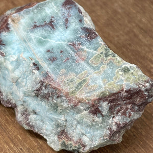 Larimar crystal - Blue Pectolite