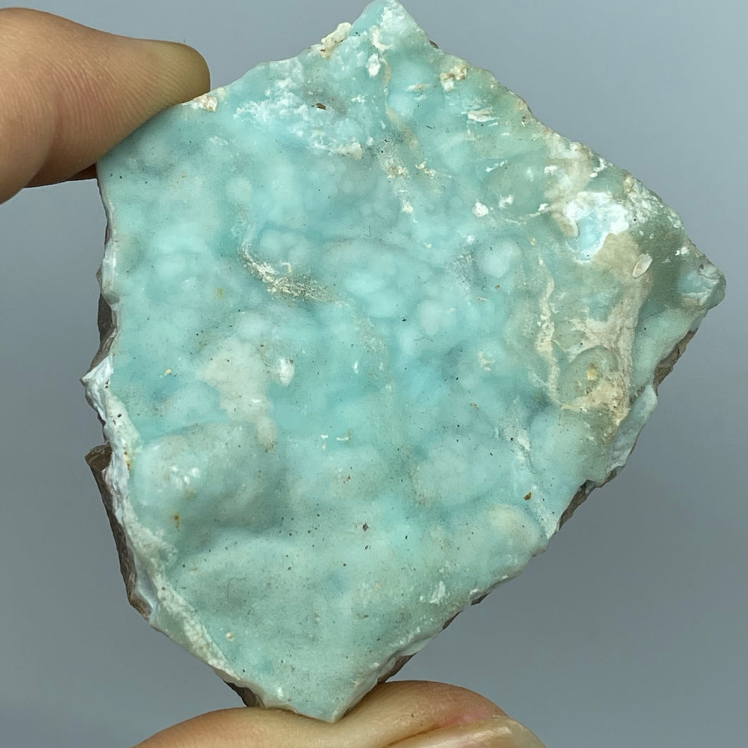 Blue Aragonite specimen