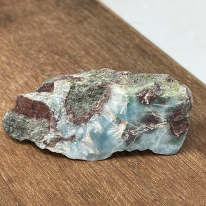 Larimar crystal - Blue Pectolite