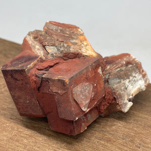 Chocolate Calcite crystal specimen