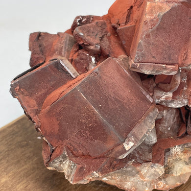 Chocolate Calcite crystal specimen