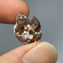 Spessartine Garnet w/ Smokey Quartz - intuitively picked