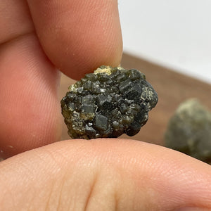 Australian Andradite Garnet crystal on Dunite - intuitively picked