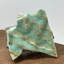 Blue Aragonite specimen