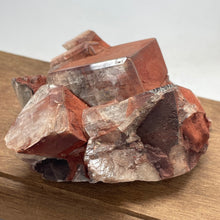 Chocolate Calcite crystal specimen