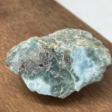 Larimar crystal - Blue Pectolite