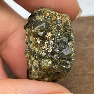 Australian Andradite Garnet crystal on Dunite