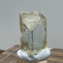 Natural Australian Blue Topaz terminated crystal