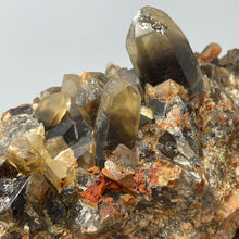 Australian Citrine Smokey Quartz cluster w/ Phantoms