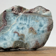 Larimar semi polished specimen