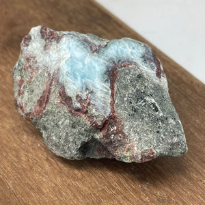 Larimar crystal - Blue Pectolite