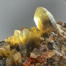 Australian Citrine Smokey Quartz cluster w/ Phantoms