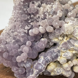 Purple Grape Agate crystal specimen