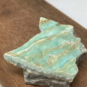 Blue Aragonite specimen