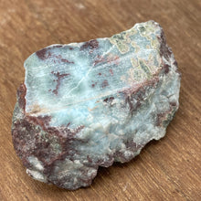 Larimar crystal - Blue Pectolite