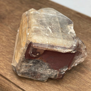 Chocolate Calcite crystal specimen