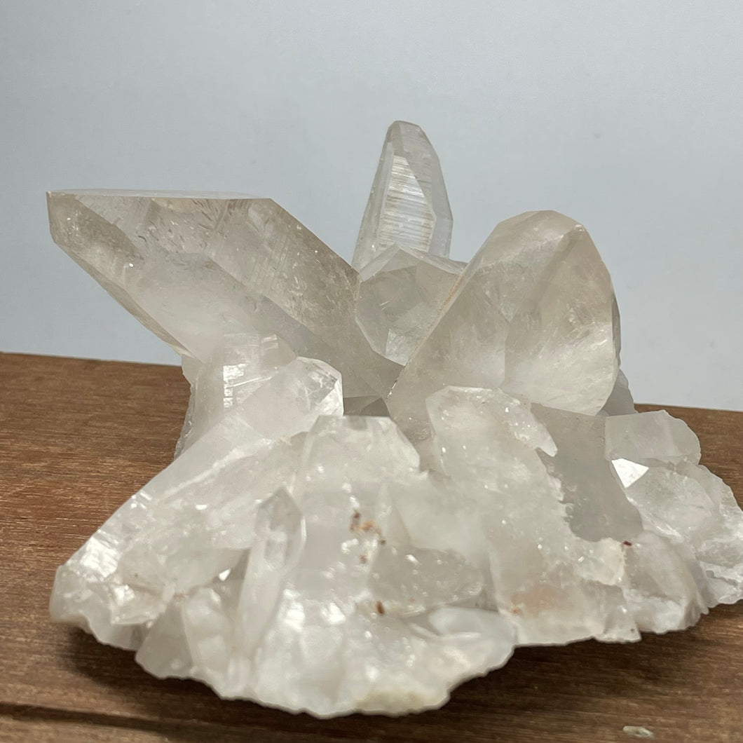 Lemurian Clear Quartz cluster