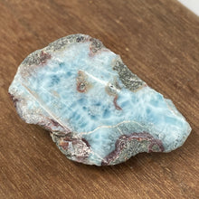 Larimar semi polished specimen