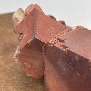 Chocolate Calcite crystal specimen