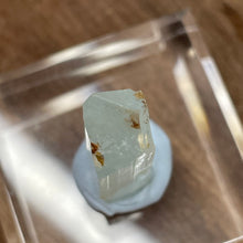 Natural Australian Blue Topaz terminated crystal