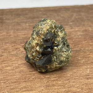 Australian Andradite Garnet crystal on Dunite