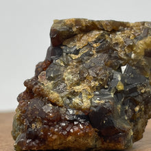 Australian Andradite Garnet crystal on Dunite