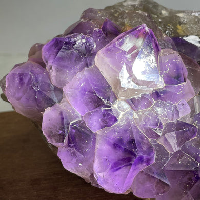 Australian Amethyst crystal cluster