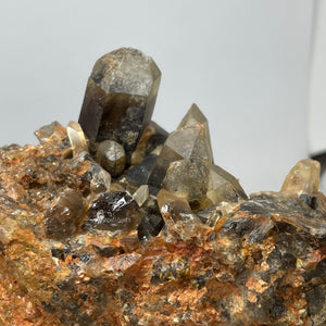 Australian Citrine Smokey Quartz cluster w/ Phantoms