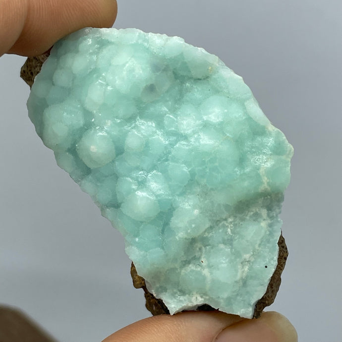Blue Aragonite specimen