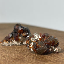 Spessartine Garnet w/ Smokey Quartz - intuitively picked