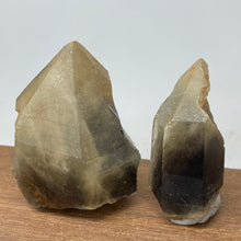 Australian Citrine Smokey Quartz crystals w/ Phantoms x 2pcs