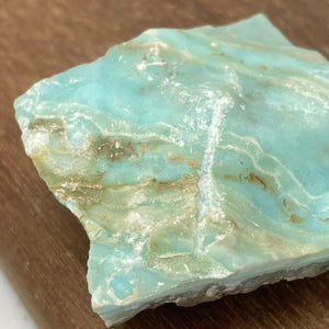 Blue Aragonite specimen