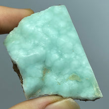 Blue Aragonite specimen