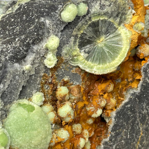 Wavellite w/ Crandallite crystal specimen