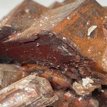 Chocolate Calcite crystal specimen