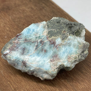 Larimar crystal - Blue Pectolite