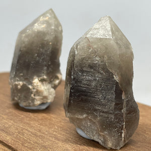 Australian Smokey Quartz crystals x 2pcs