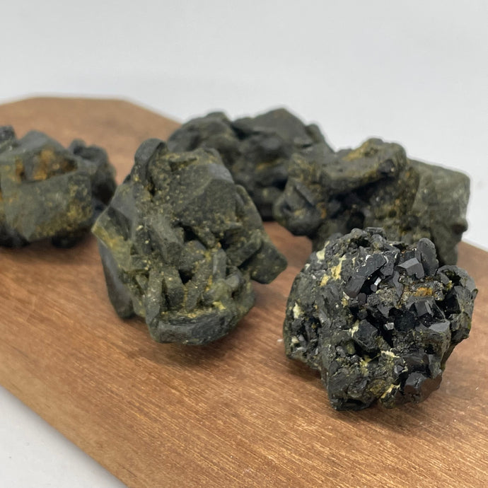 Epidote crystal cluster - intuitively picked