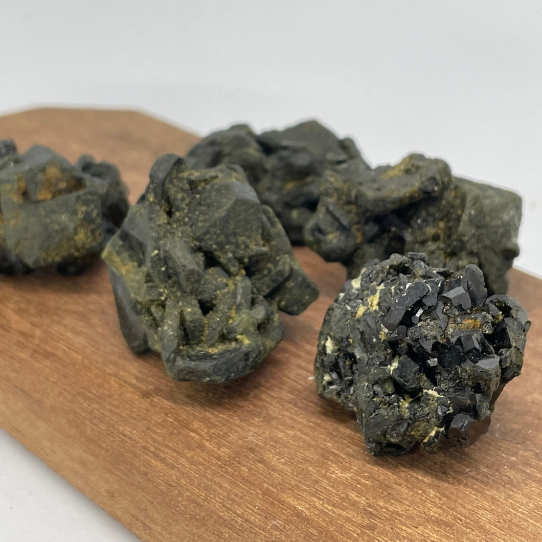 Epidote crystal cluster - intuitively picked