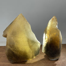 Australian Citrine Smokey Quartz crystals w/ Phantoms x 2pcs