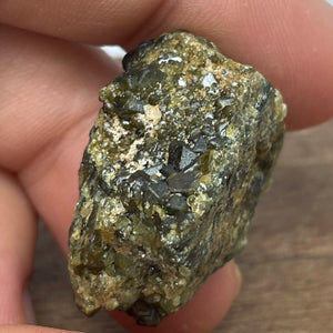 Australian Andradite Garnet crystal on Dunite