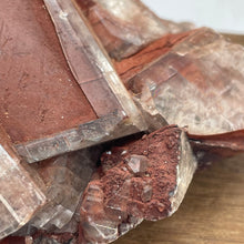 Chocolate Calcite crystal specimen