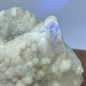 Octahedral Fluorite on Candle Quartz