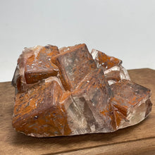 Chocolate Calcite crystal specimen