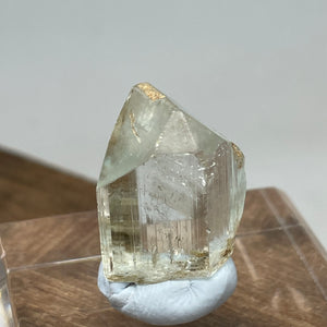 Natural Australian Blue Topaz terminated crystal