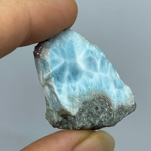 Larimar semi polished specimen