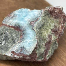 Larimar crystal - Blue Pectolite